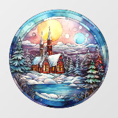 クリスマスチャーチウィンドウ ウィンドウサイン (シート)