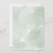 クリスマスチャーチドアウィンター花嫁介添人の昼食会 招待状 (裏面)