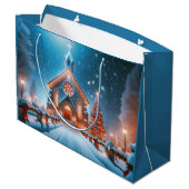 クリスマスチャーチ抱き枕 ラージペーパーバッグ (裏面アングル)