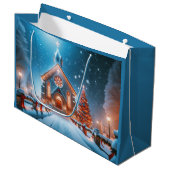 クリスマスチャーチ抱き枕 ラージペーパーバッグ (正面アングル)