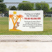 クリスマスチャーチ招待状バナー 横断幕 (インサイチュ)