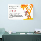 クリスマスチャーチ招待状 横断幕 (トレードショー)