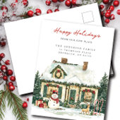 クリスマスチャームの新しい住所のお知らせ 案内ポストカード