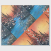 クリスマスチャーム ラッピングペーパー (フラット)