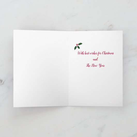 クリスマスチョコレートラブラドールアイスクリーム舐め シーズンカード (内部)