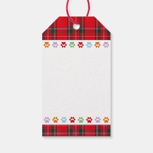 クリスマスチョコレートラブラドール漫画 ギフトタグ (裏面)