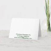 クリスマスチョコレート苦境 シーズンカード (裏面)