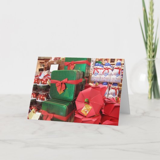 クリスマスチョコレート苦境 シーズンカード (正面)