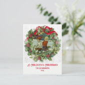 クリスマスチルドレンヴィンテージホリデーカード シーズンカード (スタンド正面)