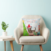 クリスマスチワフアアクセントピロー クッション (椅子)