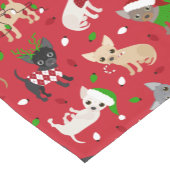 クリスマスチワフアオールコーツ ショートテーブルランナー (コーナー)