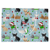 クリスマスチワフアオールコーツ ラージペーパーバッグ (裏面)