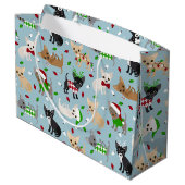 クリスマスチワフアオールコーツ ラージペーパーバッグ (裏面アングル)