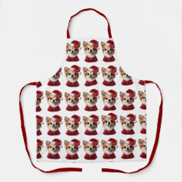 クリスマスチワフアサンタエプロン エプロン