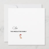 クリスマスチワフアドッグホワイトグリーングリーティメリーング (裏面)