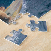 クリスマスチワワサーフィン ジグソーパズル (側面)