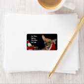 クリスマスチワワ住所 シール (インサイチュ)