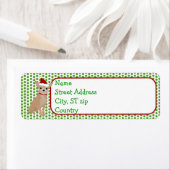 クリスマスチワワ差出人住所ラベル ラベル (インサイチュ)