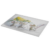 クリスマスチーズの切断板を持ち込む カッティングボード (角)