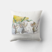 クリスマスチーズの枕を持ち込む クッション (裏面)