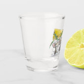 クリスマスチーズショットグラスを持ち込む ショットグラス (左)