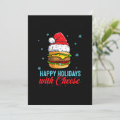 クリスマスチーズバーガーとチーズの幸せな休日 シーズンカード (スタンド正面)
