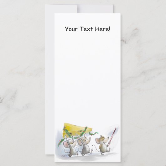 クリスマスチーズホリデーブックマークを取り込む (裏面)