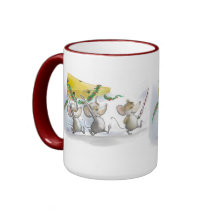 クリスマスチーズマグカップを持ち込む