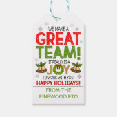 クリスマスチーム素晴らしギフトラベル ギフトタグ (正面)