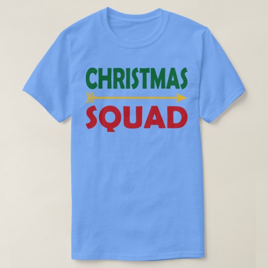 クリスマスチーム Tシャツ (デザイン正面)