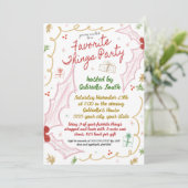 クリスマスツお気に入りのィーズ招待状 招待状 (スタンド正面)