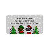 クリスマスツインラボパピー ラベル (正面)