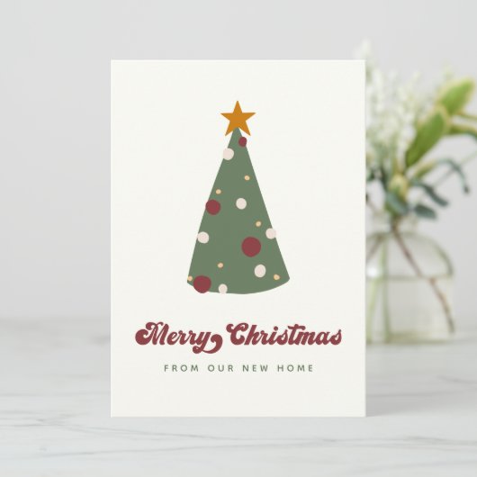 クリスマスツモダンリーを引っ越しました 案内状 (スタンド正面)