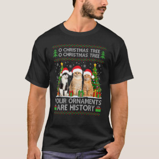 クリスマスツリーあなたのオーナメントは歴史が醜いC Tシャツ
