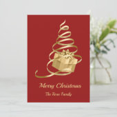 クリスマスツリーあり シーズンカード (スタンド正面)