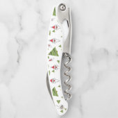 クリスマスツリーおよびサンタ ソムリエナイフ (裏面)