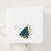 クリスマスツリーが月を飾る フェイバータグ (インサイチュ)