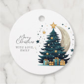 クリスマスツリーが月を飾る フェイバータグ (正面)