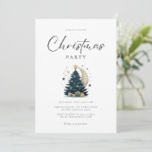 クリスマスツリーが月を飾る 招待状 (スタンド正面)