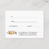 クリスマスツリーくるみ割りギフト証明書 割引カード (裏面)