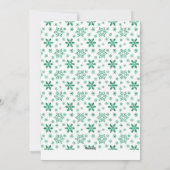 クリスマスツリーくるみ割り家族または子供写真 シーズンカード (裏面)