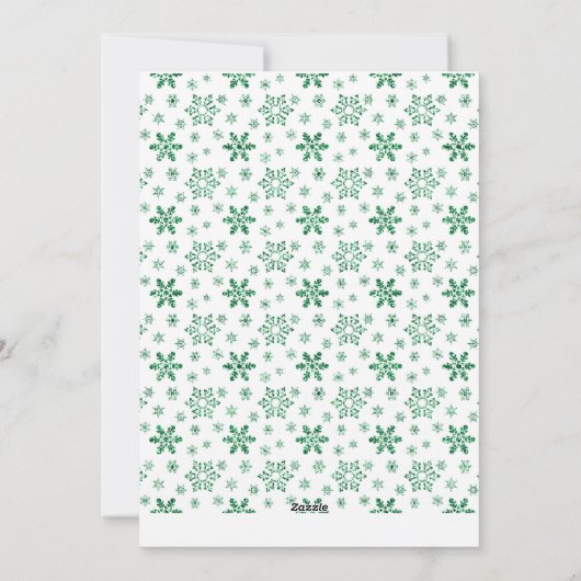 クリスマスツリーくるみ割り家族または子供写真 シーズンカード (裏面)