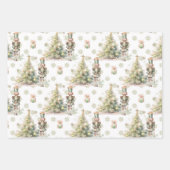 クリスマスツリーくるみ割り ラッピングペーパーシート (正面2)