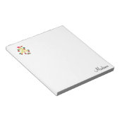 クリスマスツリーさくらんぼメモすてき帳ホリデー ノートパッド (アングル)