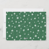 クリスマスツリーすべて素晴らしがスクリプト写真 シーズンカード (裏面)