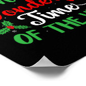 クリスマスツリーそれは最も素晴らしい時間だ ポスター (角)