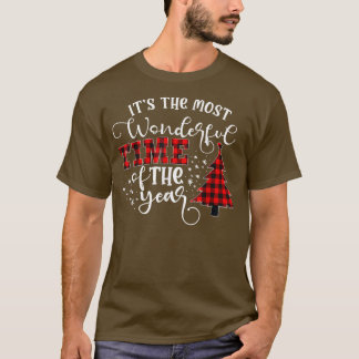 クリスマスツリーそれは最も素晴らしい時間だ Tシャツ