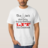 クリスマスツリーだけが輝くのじゃない Tシャツ (正面)