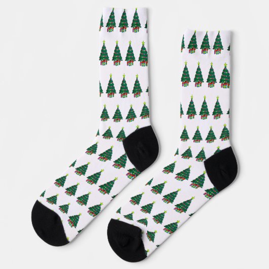 クリスマスツリーでほっこり ソックス (左)