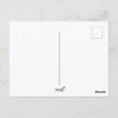 クリスマスツリーでメリークリスマス ポストカード (裏面)